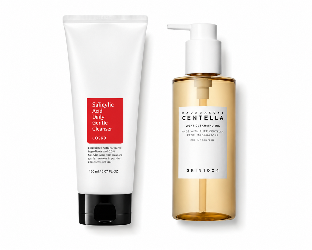 Skin1004 cleansing oil & Cosrx salicylic acid foaming cleanser