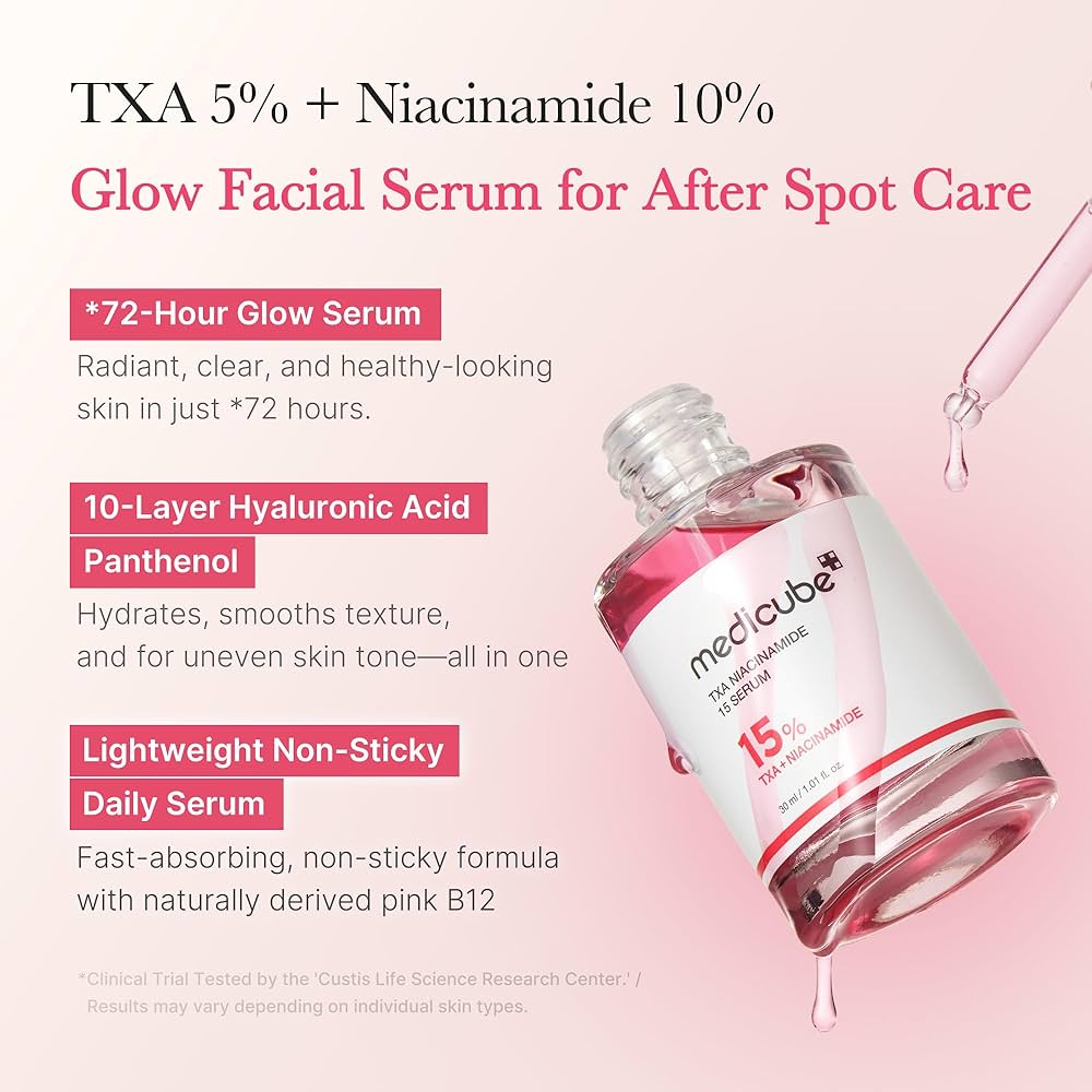 Medicube TXA+Niacinamide 15% Glow Facial Serum 30 ml