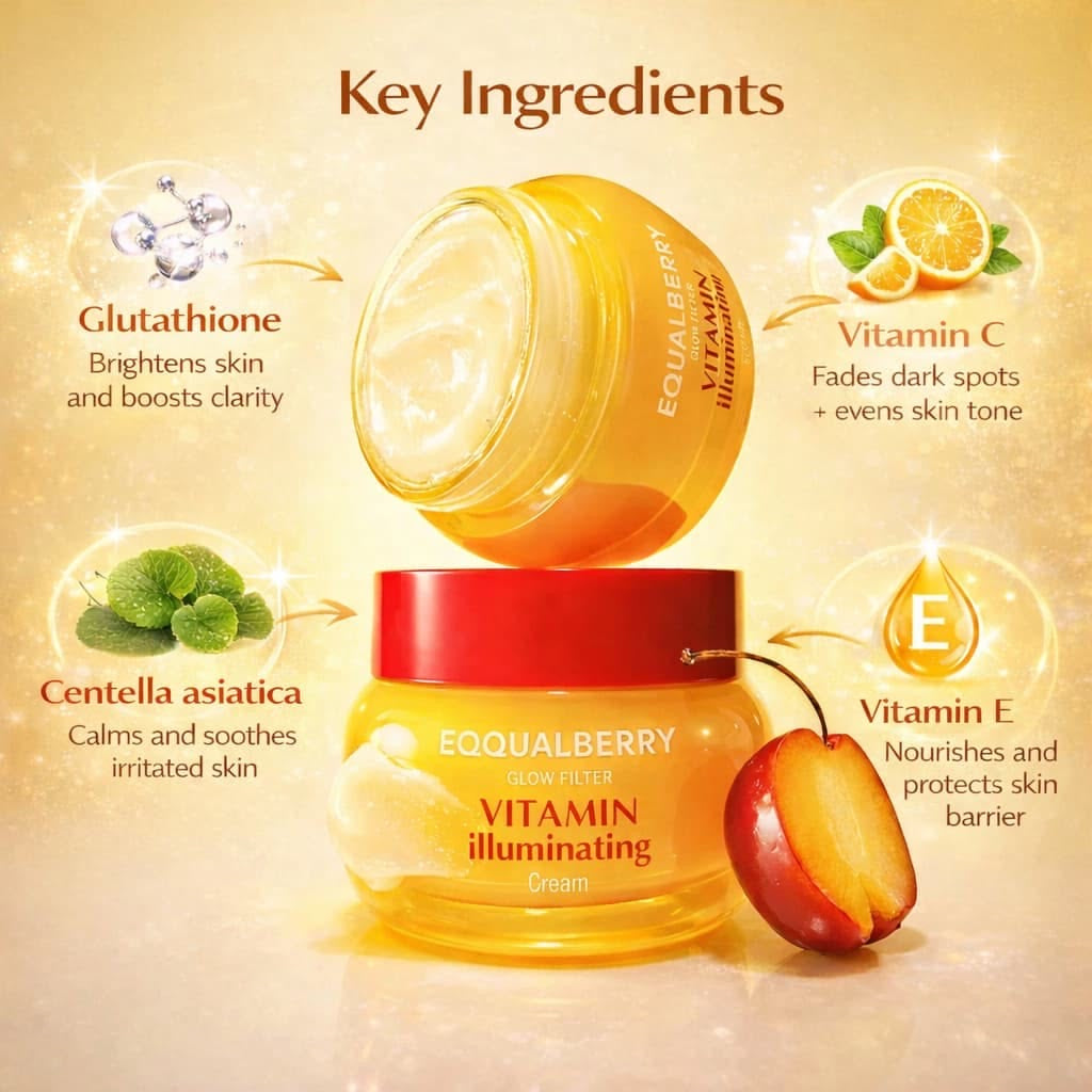 EQQUALBERRY Vitamin Illuminating Cream 50ml