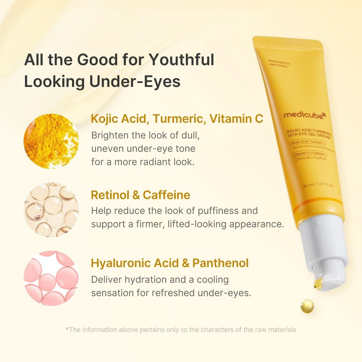Medicube Kojic Acid Turmeric Vita Eye Gel 30Ml