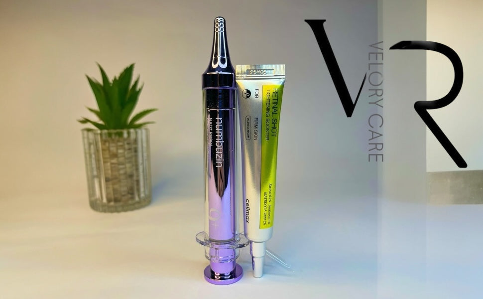 Celimax The Vita A Retinal Shot Tightening Booster +  Numbuzin No.9 NAD+ Retinol Volumetox Eye Cream