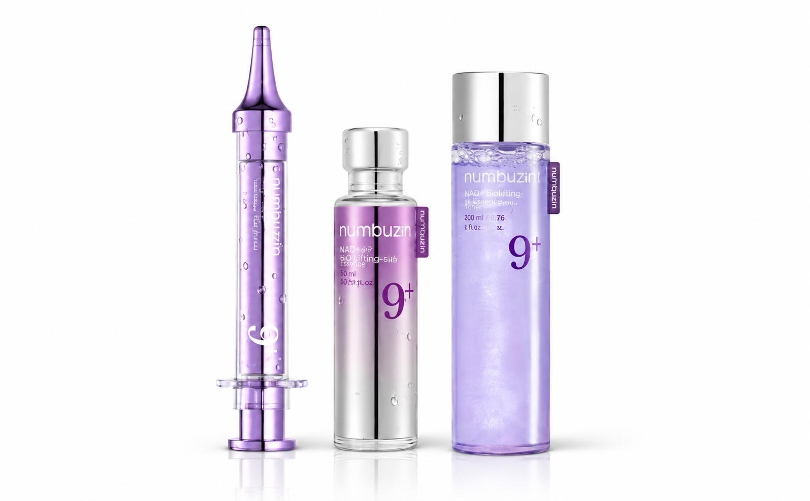 Numbuzin trio bundle ( toner - essence - eye cream )